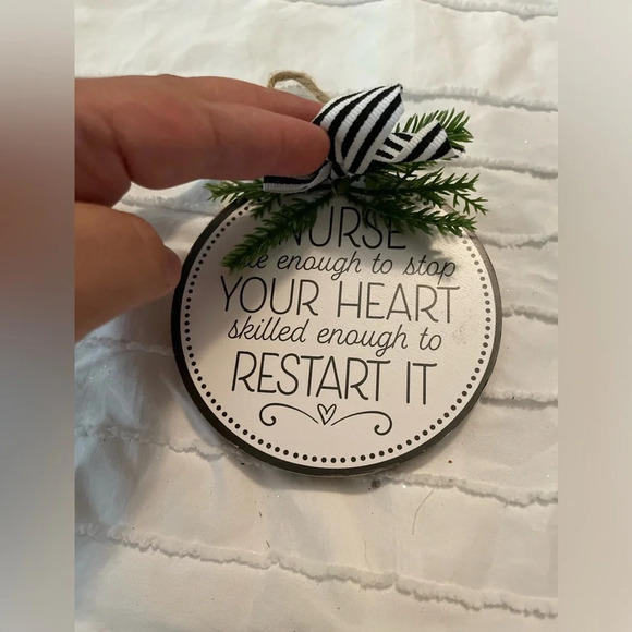 Holiday time Christmas nurses ornament - Picture 2 of 3